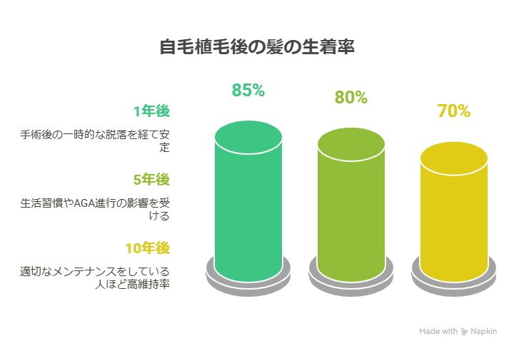 10年後も髪は残る！自毛植毛の持続力と後悔しない選び方