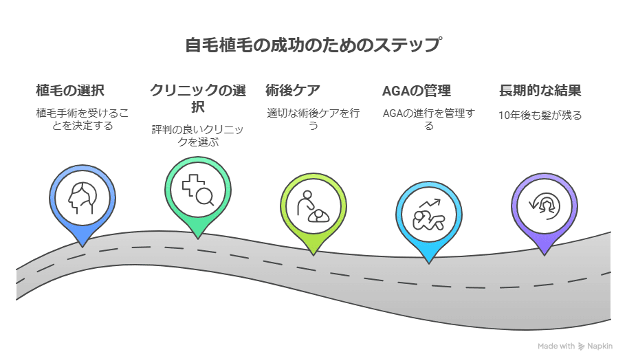 10年後も髪は残る！自毛植毛の持続力と後悔しない選び方